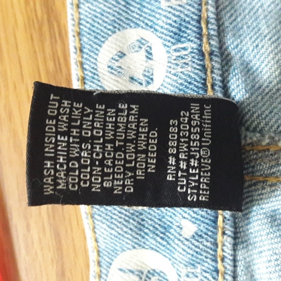 NWT "REWASH" Super High Rise Distressed Vintage Revival Skater Short Size 5/27 - Picture 7 of 8